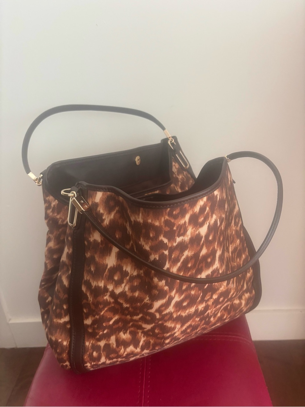 Coach Madison Phoebe Ocelot Bag